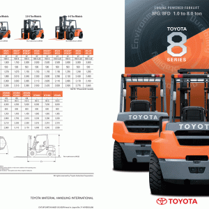 FORKLIFT DIESEL TOYOTA 3 TON 62-8FD30
