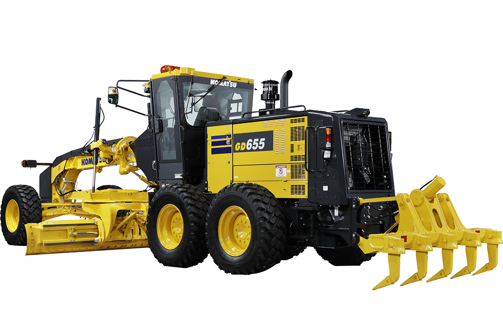 Komatsu GD655-7 Motor Grader: Mesin Pengolah Tanah yang Tangguh dan Efisien untuk Berbagai Proyek Konstruksi